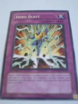 YuGiOh Light of Destruction LODT-EN064 Hero Blast 1st Edition - Image 2