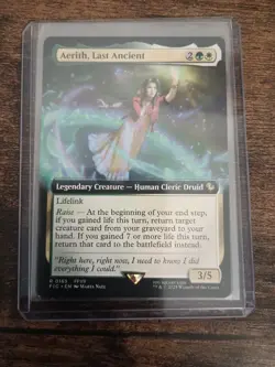 Aerith Last Ancient Extended Art Final Fantasy #163 - NM/M MTG - Image 1