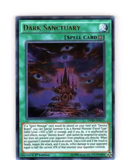 Yu-Gi-Oh TCG Dark Sanctuary DPRP-EN011 1st Edition Ultra Rare Card NM - Image 1