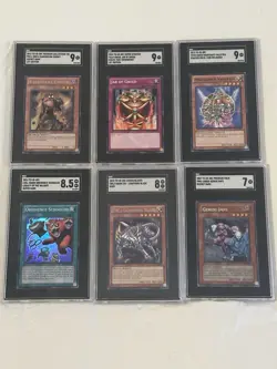 Yu-Gi-Oh! TCG 6-Card LOT - SGC Graded - Image 1