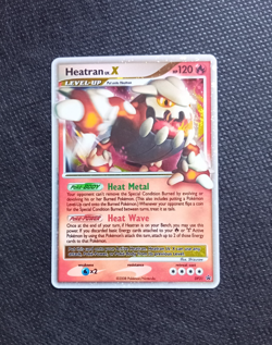 Heatran LV X Black Star Promo Card DP31 Pokemon TCG LP - Image 1