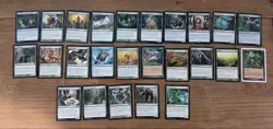 Magic the Gathering 100 Green Card Lot - Image 4