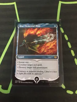 MTG Magic The Gathering Blue Elemental Blast SS1 Rare Jace’s Spellbook Commander - Image 1