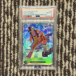 PSA10 Bartolomeo Championship 2023 Finalist English One Piece Card - Image 1