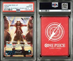 PSA10 Usopp Leader Parallel OP10-042 One Piece Card Japanese - Image 1