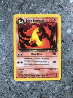 Pokemon TCG Cards Dark Rapidash 44/82 Team Rocket Uncommon NM - Image 1