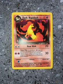 Pokemon TCG Cards Dark Rapidash 44/82 Team Rocket Uncommon NM - Image 3