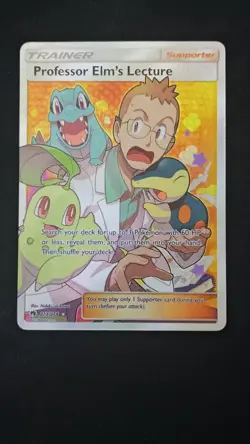 Professor Elm's Lecture 213/214 Lost Thunder Pokemon Trading Card Game - Image 1