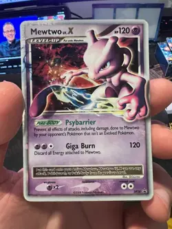 Mewtwo Lv.X DP28 Diamond & Pearl Holo Rare Pokemon Card TCG LP - Image 1
