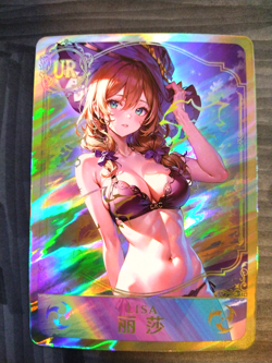 UR Beautiful Waifu Card - Lisa - Goddess Story Genshin Impact FOIL - Image 1