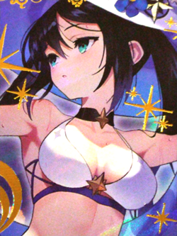 SSR Beautiful Waifu Card - Mona - Goddess Story Genshin Impact Foil - Image 5