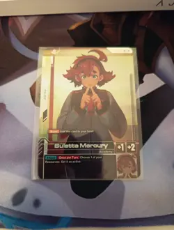 Suletta Mercury Gundam Card Game First Combat Top 16 Promo - Image 1