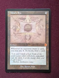 Mind's Eye (Schematic) MTG The Brothers' War: Retro Frame Artifacts Regular - Image 1