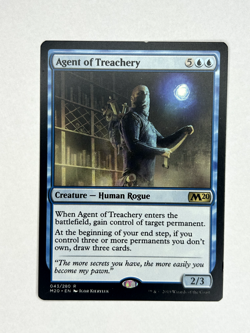 MTG - Agent of Treachery | Core Set 2020 (43/280) | Near Mint (Rare) - Image 1