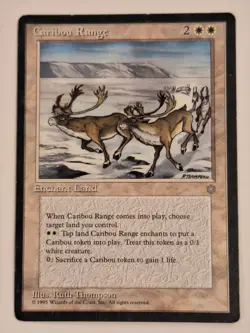 Caribou Range - Ice Age - Magic the Gathering MTG Nice! - Image 1