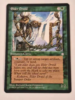 Elder Druid - Ice Age - Magic the Gathering MTG Nice! - Image 1