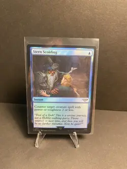 MTG Magic FOIL Stern Scolding The Lord of the Rings LTR NM - Image 1
