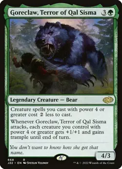 Goreclaw, Terror of Qal Sisma ~ Jumpstart 2022 [ NearMint ] [ Magic MTG ] - Image 1