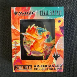 IN HAND! CHOCOBO PINFINITY AR PIN MTG FINAL FANTASY PROMO WPN MATERIAL - Image 1