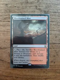Magic: The Gathering - Bloodstained Mire - Khans of Tarkir - Near Mint - Image 1