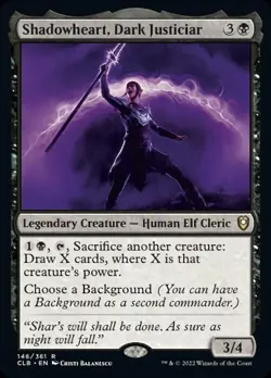 SHADOWHEART, DARK JUSTICIAR NM! *BATTLE FOR BALDUR'S GATE* - Image 1