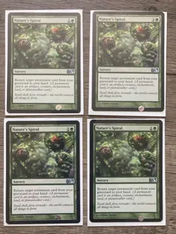4x Set - Nature's Spiral - Magic 2011 (M11) - NM - MTG - Magic The Gathering - Image 1