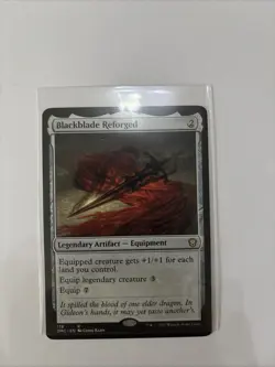 Magic The Gathering Near Mint Blackblade Reforged - Image 1