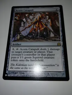 MTG Acorn Catapult The List Non-Foil Rare Magic the Gathering Card - Image 1