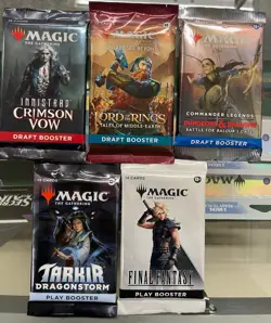 Magic The Gathering Sealed Booster Packs Lot (5) - Image 1