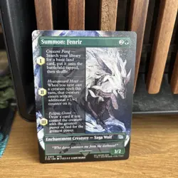 Summon: Fenrir (372) Borderless - MTG: Final Fantasy - NM - Image 1