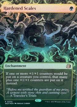 Hardened Scales - WOT Showcase - RARE FOIL MtG TCG Card # 0055 - Image 1