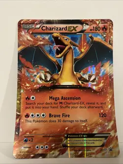 🔥 Jumbo Charizard EX Oversized Promo Pokemon Card XY17 Holo Rare - Image 2