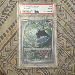 2025 POKEMON DRI EN-DESTINED RIVALS ILLUSTRATION RARE #195 CLAMPERL PSA 9 - Image 1