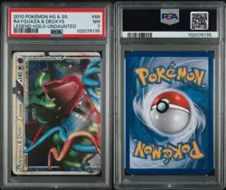 Pokemon PSA 7 Rayquaza & Deoxys LEGEND Top 89/90 Undaunted Ultra Rare Near Mint - Image 3