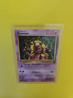 Pokemon TCG Mewtwo Black Star Promo 14 NM 1999-2000 - Image 3