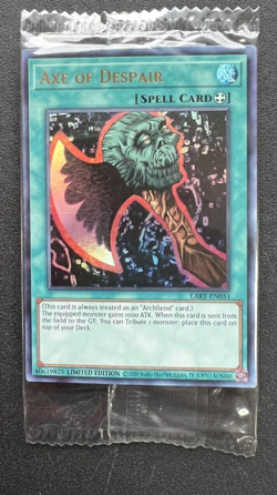 Axe of Despair Ultra Rare Sealed LART-EN051 Near Mint Yu-Gi-Oh! - Image 1