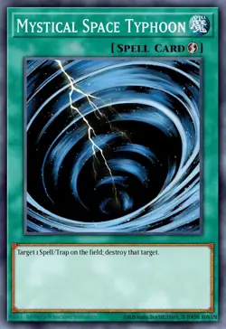 Mystical Space Typhoon - RA02 - Platinum Secret Rare - Yugioh EURO - Image 1
