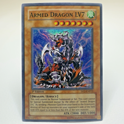 Yugioh Armed Dragon LV7 DP2-EN012 1st Edition Super Rare Holo - LP-NM - Image 1