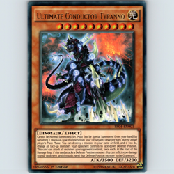 Yugioh Ultimate Conductor Tyranno SR04-EN001 1st Edition Ultra Rare - NM-MINT 💎 - Image 1