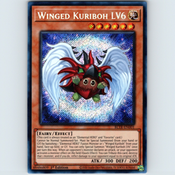 Yugioh Winged Kuriboh LV6 BLTR-EN001 1st Edition Secret Rare Holo - NM 💎 - Image 1