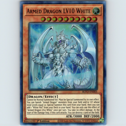 Yugioh Armed Dragon LV10 White BLVO-EN005 1st Edition Ultra Rare Holo - NM 💎 - Image 1