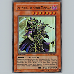 Yugioh Endymion, the Master Magician SDSC-EN001 1st Edition Ultra Rare Holo - MP - Image 1