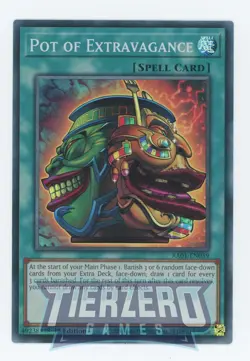 Yugioh RA01-EN059 Pot of Extravagance Super Rare 1st Edition NM/LP - Image 1