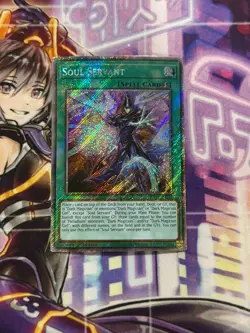 Yugioh Soul Servant Platinum Secret Rare RA03 - Image 1