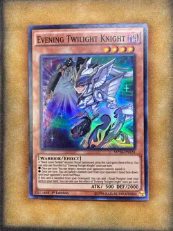 Yugioh Evening Twilight Knight MP16-EN124 Super Rare 1st Ed LP - Image 1