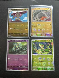 Pokemon Black Bolt Masterball Bundle 4 Cards - Image 1