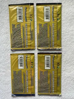 Pokemon XY Evolutions Booster Art Set Lot of Four Dollar Tree 3 Card Packs 2016 - Image 2