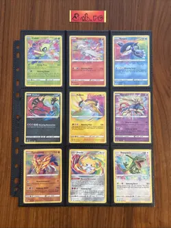 MINT Condition Complete Amazing Rare Set Rayquaza Jirachi 9 Pokemon Cards - Image 1