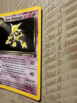 Pokemon TCG Dark Alakazam 1st Edition Holo Card #1/82 PSA 7 1999-2000 - Image 3