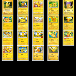 Pokemon TCG - Pikachu 19-Card Lot No Duplicates - Image 1